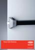 Panic Exit Devices. ASSA ABLOY, the global leader in door opening solutions