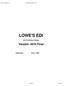 LOWE'S EDI 832 Price/Sales Catalog Version: 4010 Final Publication: June 7, 2004
