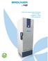 Ultra low temperature freezers -45 o C & -86 o C Upright & Chest 370 to 830 liter