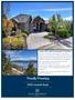 Proudly Presenting Lucinde Road. Custom Home with Stunning Lake & City View!
