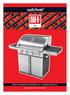 GAS BOSS 4 BURNER GAS BARBECUE - OWNERS MANUAL. Retain manual for future reference