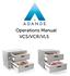 Operations Manual VCS/VCR/VLS