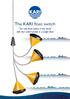The KARI float switch. The only float switch in the world with four switch points in a single float