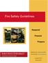 Fire Safety Guidelines