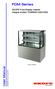 FDM Series. User Manual. SKOPE Food Display Cabinet Integral models: FDM900i/1200i/1500i. Model FDM1200i