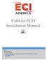 CabLite ECO Installation Manual