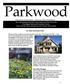 Parkwood. Residents Association - Summer 2016 Newsletter