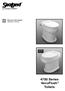 4700 Series VacuFlush Toilets. Vacuum toilet system Operation manual. Abwasser-Auslasspumpe Bedienungsanweisung... 12