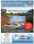 On Our Pond Best Maintained Pond Lake Heather INSIDE THIS ISSUE. See page 3 for details