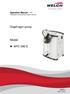 Operation Manual Translation of the german original manual. Diaphragm pump. Model: MPC 090 E