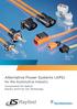 RoHS. Alternative Power Systems (APS) for the Automotive Industry. Ready. Components for Hybrid, Electric and Fuel Cell Technology