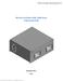 MiniCore Ventilator (500, 1000) Series Engineering Guide