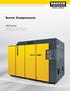 Screw Compressors. HSD Series. Capacities from: 816 to 3044 cfm Pressures from: 80 to 217 psig