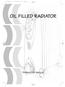 OIL FILLED RADIATOR Instruction manual