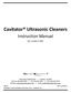Cavitator Ultrasonic Cleaners