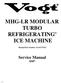 MHG-LR MODULAR TURBO REFRIGERATING ICE MACHINE
