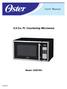 0.9 Cu. Ft. Countertop Microwave Model: OGB7901