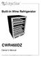Built-in Wine Refrigerator CWR460DZ. Owner s Manual. For more information on other great EdgeStar products on the web, go to