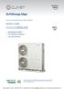 ELFOEnergy Edge. Technical Bulletin. Air source inverter heat pump for outdoor installation. WSAN-XMi RANGE HIGH SEASONAL EFFICIENCY
