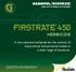 FIRSTRATE 450 HERBICIDE HARMFUL/ECOTOXIC KEEP OUT OF REACH OF CHILDREN