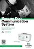 Rescue Dogg Communication System