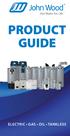 PRODUCT GUIDE ELECTRIC GAS OIL TANKLESS