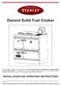 Donard Solid Fuel Cooker