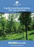 A guide to planting and looking after your new trees. MOREwoods. woodlandtrust.org.uk/morewoods