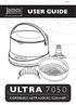 14/06/060-V1 USER GUIDE ULTRA 7050 CORDELESS ULTRASONIC CLEANER