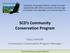 SCD s Community Conservation Program