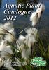 Aquatic Plant Catalogue 2012