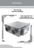 USER S MANUAL. Heat (Energy) Recovery Ventilator. Vents Frigate HRV 120 S Vents Frigate ERV 120 S