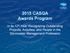 2015 CASQA Awards Program. In its 12 th Year Recognizing Outstanding Projects, Activities, and People in the Stormwater Management Profession
