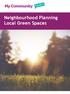 Neighbourhood Planning Local Green Spaces