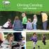 Giving Catalog JUST FOR KIDS