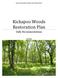 Kickapoo Woods Restoration Plan