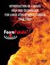 FoamFatale INTRODUCTION OF A NOVEL HIGH END TECHNOLOGY FOR LARGE ATMOSPHERIC STORAGE TANK FIRES. TFEX 1 Ltd.