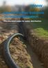 Uponor Ecoflex Solutions Technical Information. Pre-insulated pipes for water distribution