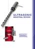 ULTRASONIC INDUSTRIAL DEVICES