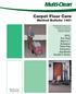 Carpet Floor Care Method Bulletin 1401