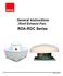 General Instructions. (Roof Exhaust Fan) RDA-RDC Series IGB011.E2/1102