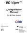 BD Viper Lysing Heater Manual (for BD Viper System)