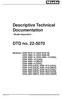 Descriptive Technical Documentation. DTD no