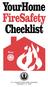 YourHome FireSafety Checklist
