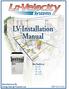 LV Installation Manual