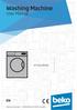 Washing Machine User Manual WTG620M2W