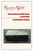 International ECO Door Controller Installation Guide