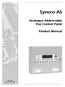 Syncro AS. Analogue Addressable Fire Control Panel. Product Manual