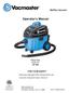 Operator s Manual. Floor Vac Model No. VF408 FOR YOUR SAFETY. Read and understand this manual before use Keep this manual for future reference