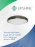 Technical Application Guide for UP-SHINE LED Ceiling light UP-AL W-B